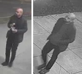 Recently released images provided by DC police of man suspected of shooting five homeless men