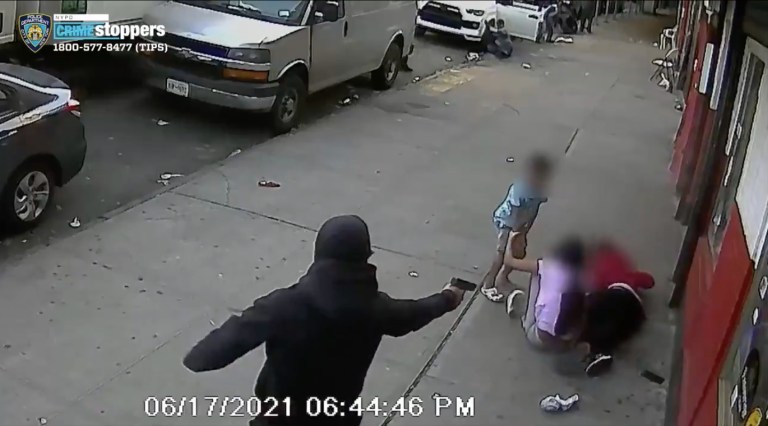 NYPD releases shocking footage of children nearly caught in crossfire
