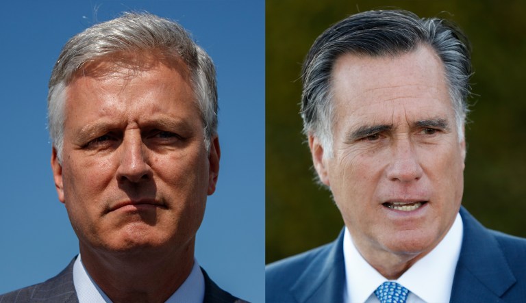 Robert O'Brien, Mitt Romney.