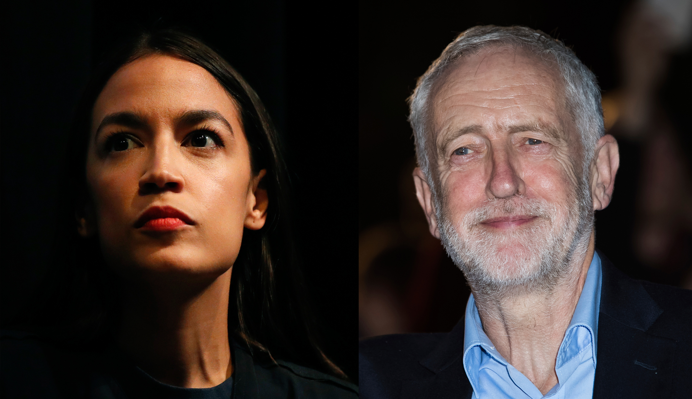 Ocasio-Cortez praises British Labour Party leader Jeremy Corbyn, who was accused of anti-Semitism