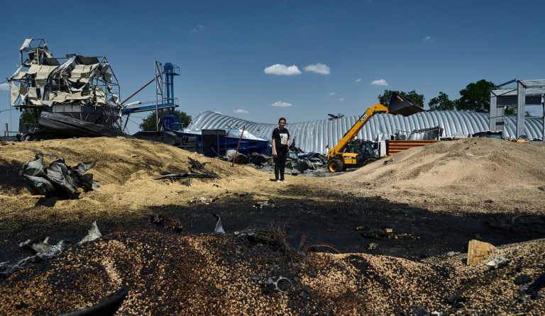 Russia attacks Ukraine’s grain because they can’t hit military targets, officials say