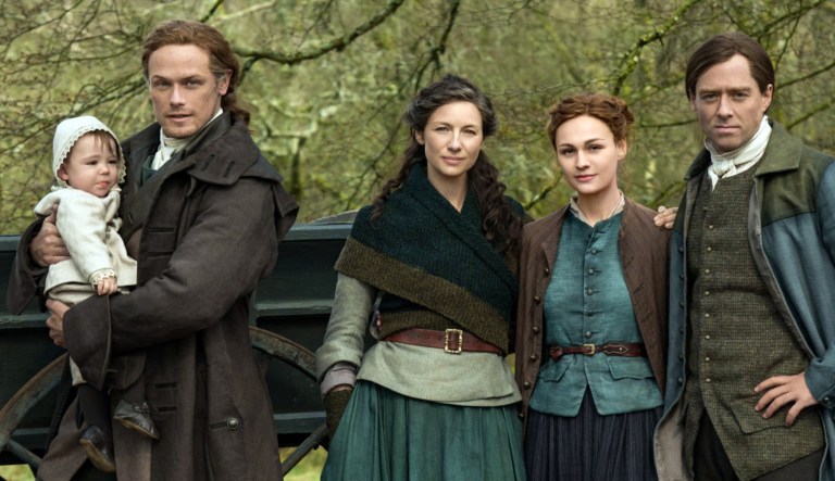 The cast of Outlander. 