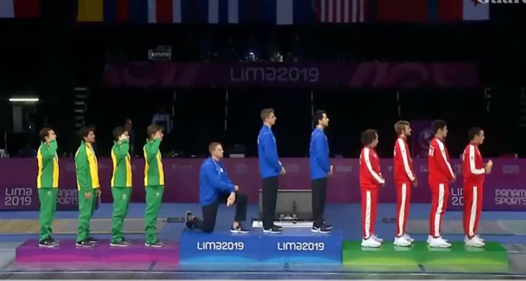 Athletes protest Trump and social issues at Pan Am Games