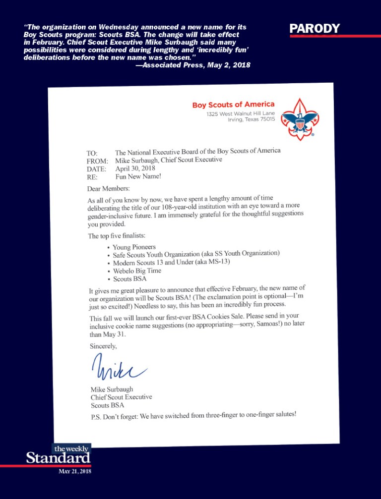 Rebranding the Boy Scouts