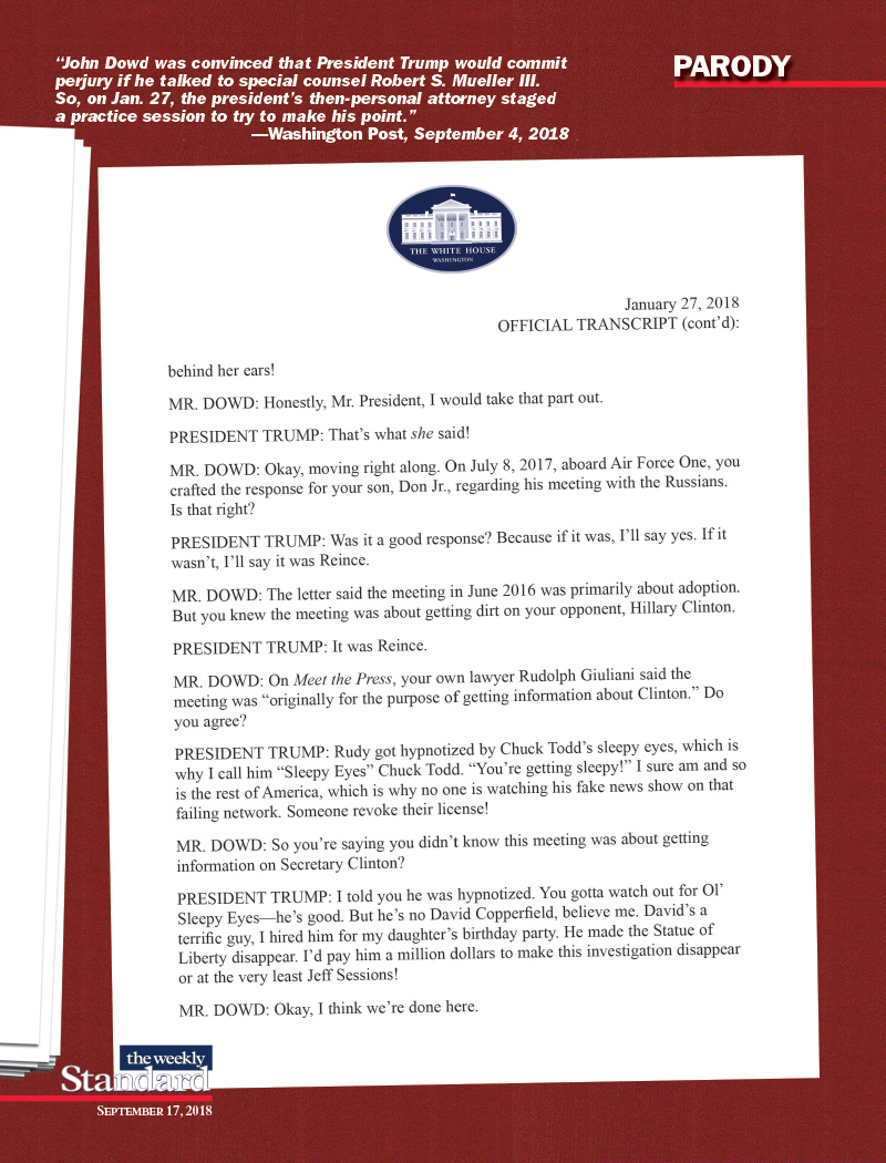 The Mueller Practice Session