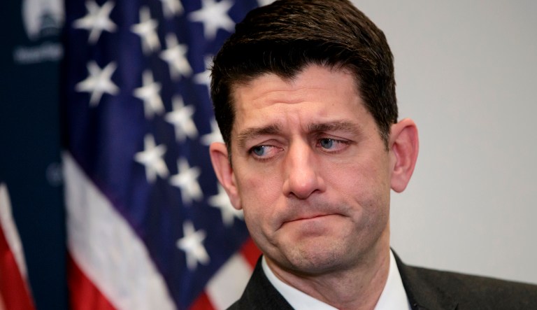 FILE - In this March 20,2018, file photo, House Speaker Paul Ryan of Wis., pauses as he speaks to reporters on Capitol Hill in Washington. Ryanâs political future as House speaker has been such a topic of speculation that even the simple question of whether he will seek re-election to his Wisconsin seat remains secret.