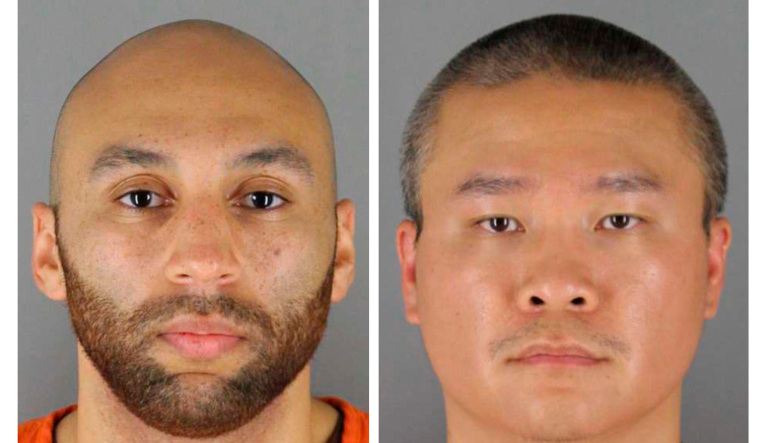 Two former police officers sentenced to prison for violating George Floyd’s civil rights