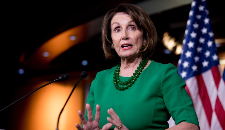 House Speaker Nancy Pelosi of Calif., speaks at a news conference on the House impeachment inquiry into President Donald Trump on Capitol Hill in Washington, Tuesday, Oct. 15, 2019.                                                    