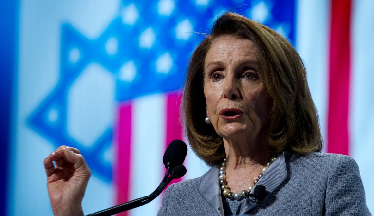 Speaker of the House Nancy Pelosi, D-Calif. speaks at the 2019 American Israel Public Affairs Committee (AIPAC) policy conference, at Washington Convention Center, in Washington, Tuesday, March 26, 2019.