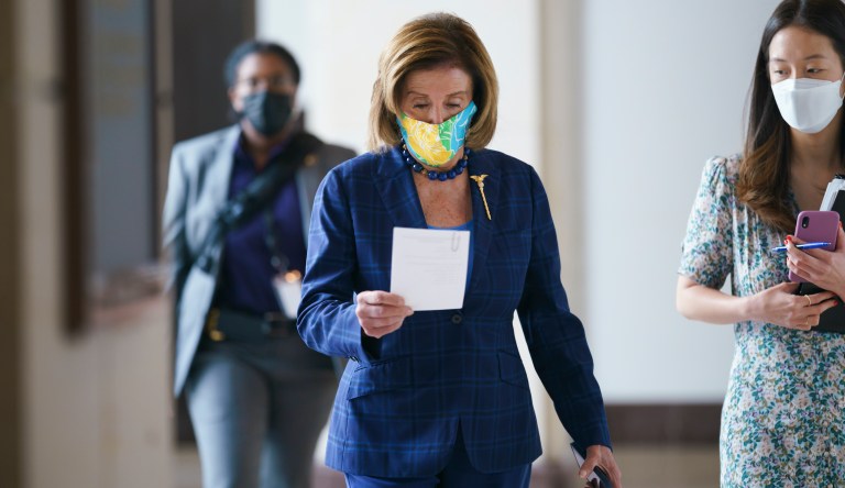 Pelosi calls on McCarthy to condemn ‘vile’ Trump attack on Capitol Police