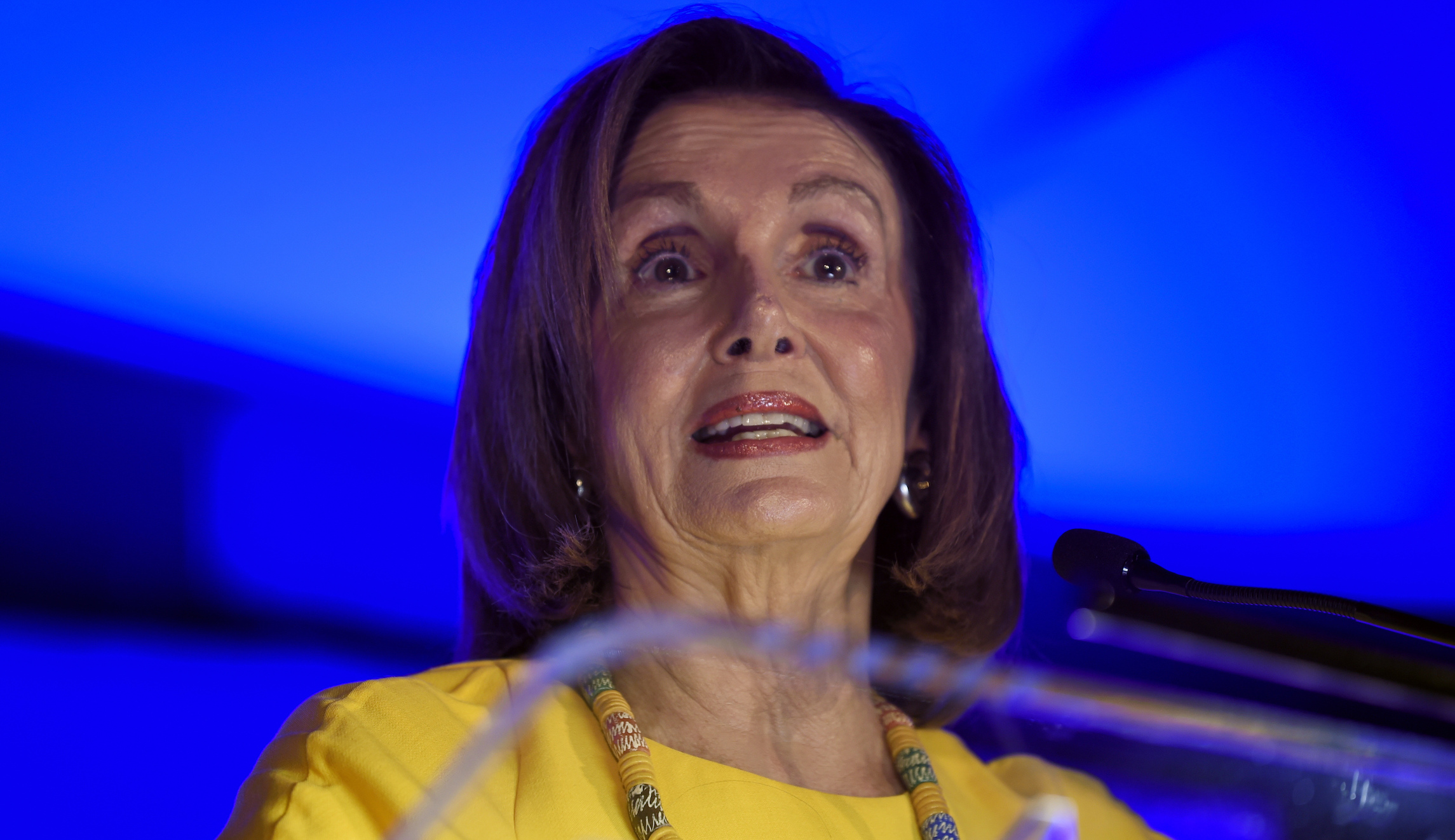 ‘Impeach Pelosi’: Scores of Trump supporters greet House Speaker in South Carolina