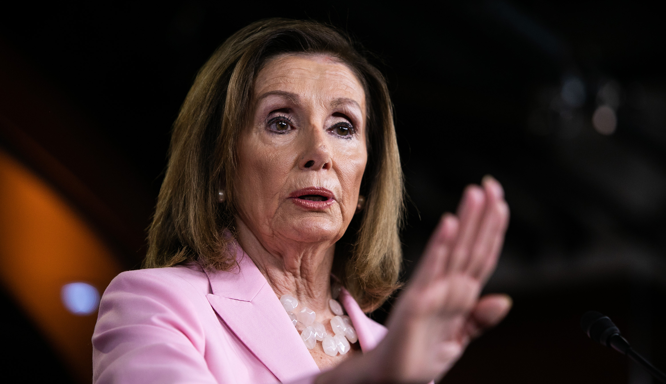 Pelosi walks out on press: I’m done talking about impeachment