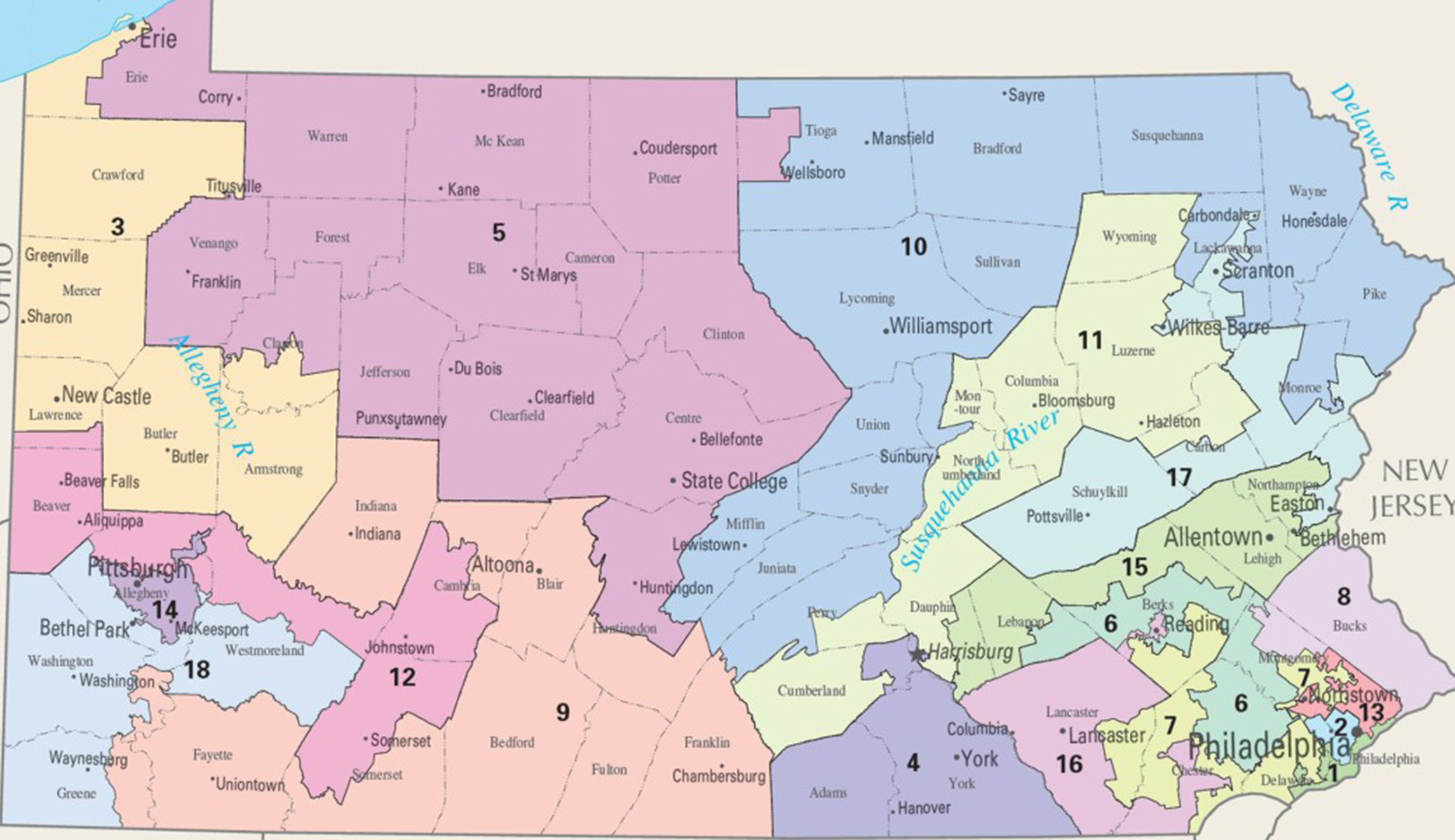Federal court rejects lawsuit from Pennsylvania GOP challenging court-drawn congressional map