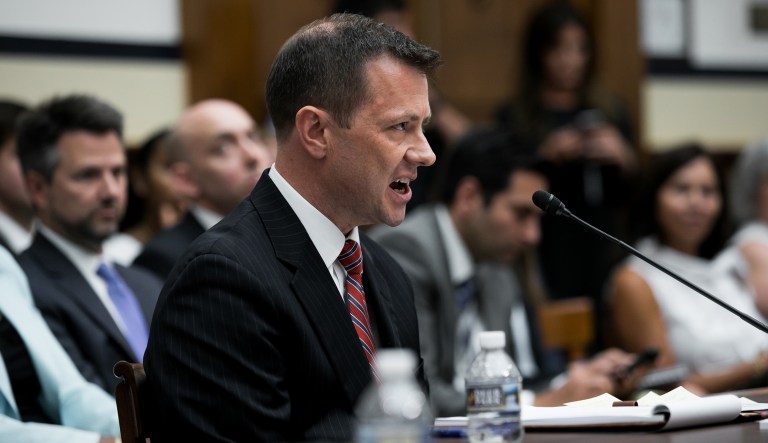 FBI Deputy Assistant Director Peter Strzok testifies before the  House Committees on the Judiciary and Oversight.