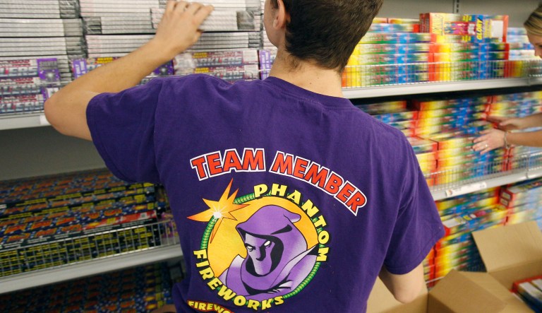 Phantom Fireworks store in Londonderry, N.H.