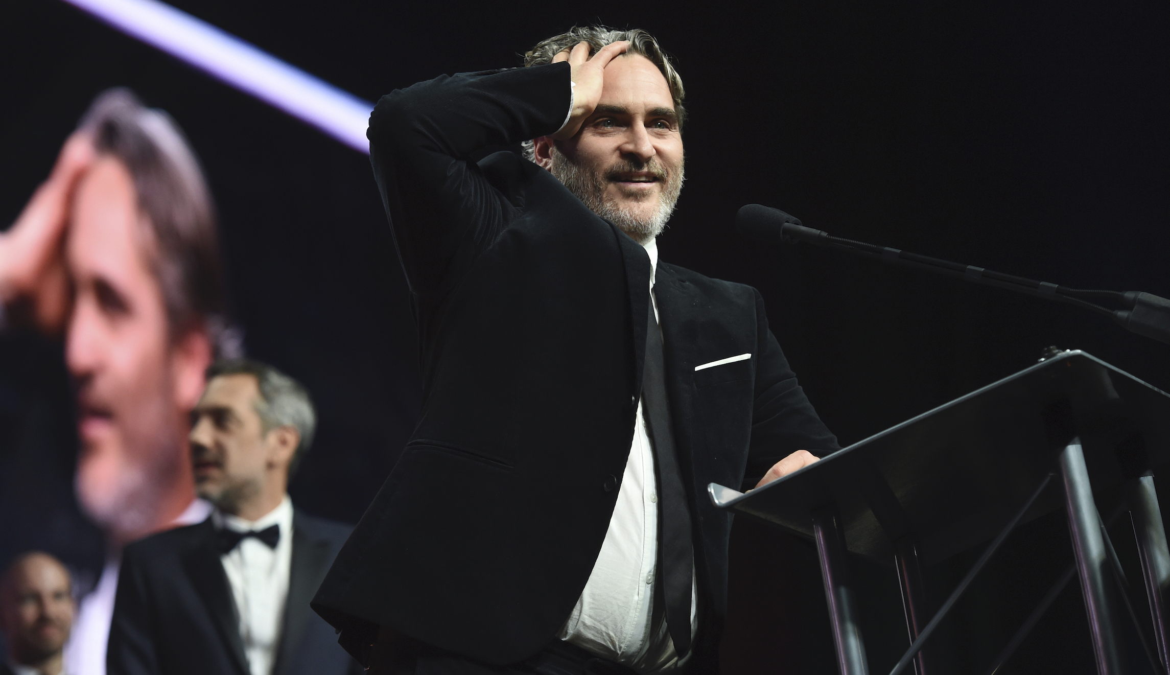 UPDATED: Joker actor blasts meat eaters after flying to give two-minute speech at DC climate change rally