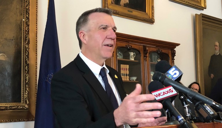 Vermont Republican Gov. Phil Scott, speaking on Thursday Feb. 6, 2020 at the Statehouse in Montpelier, Vt., said he thought President Donald Trump abused his power and he doesn't think the president should be in office.Â Scott also praised Utah Sen. Mitt Romney, the only Republican to break ranks with his party and vote to convict Trump. Scott has been a frequent critic of the president.