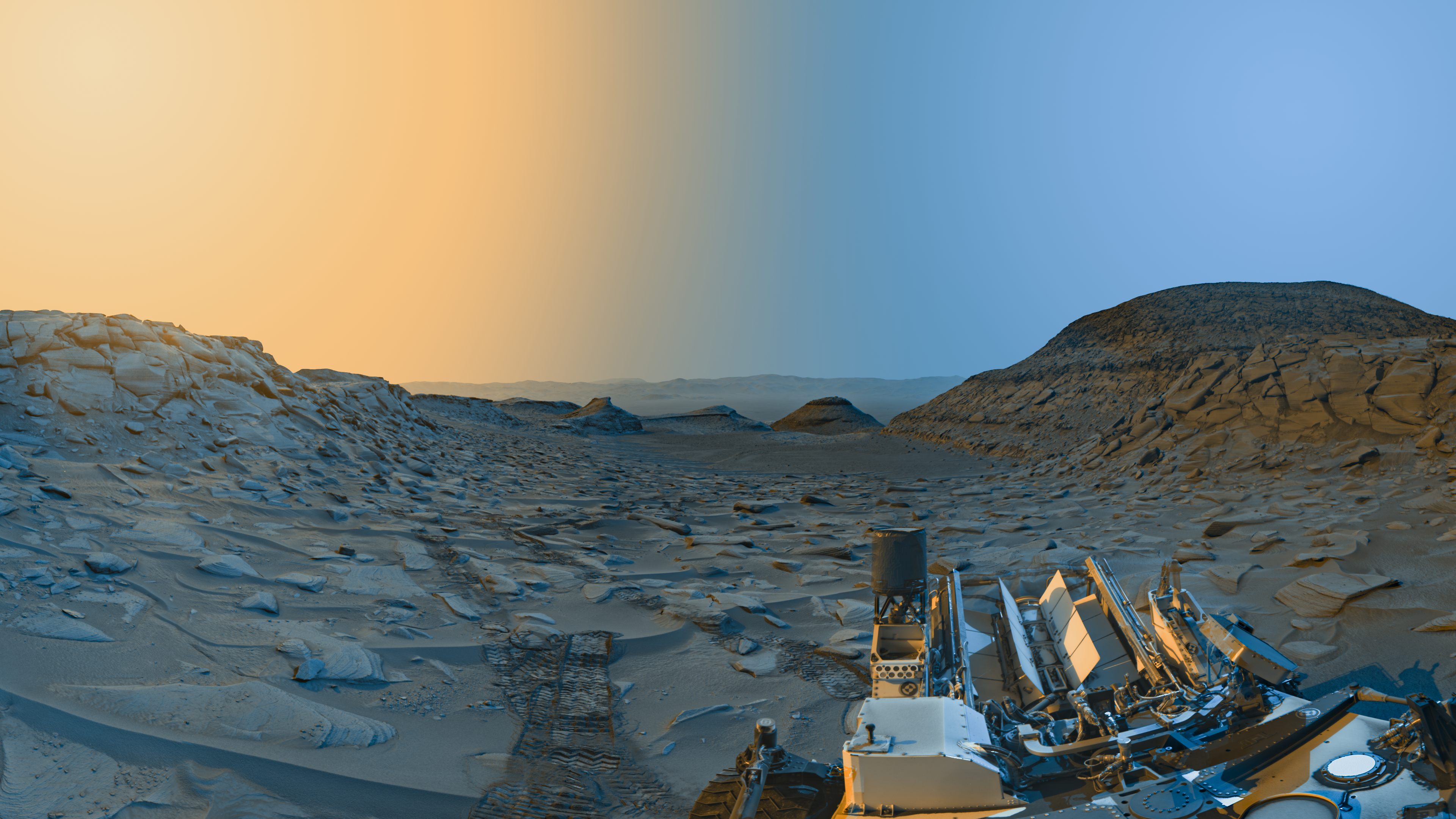 Mars rover sends back pictures of Martian sky