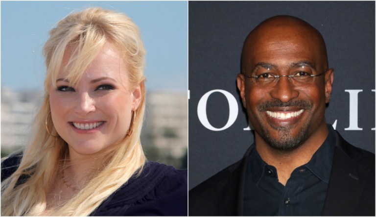 Meghan McCain and Van Jones.