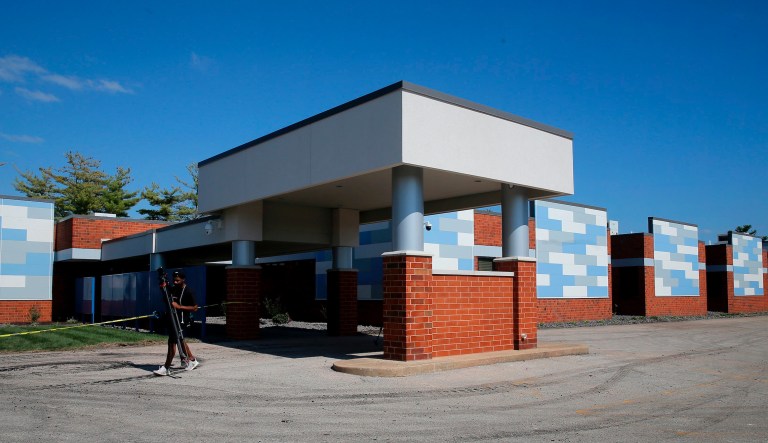 This Oct. 2, 2019, photo shows the exterior of the new Planned Parenthood facility , in Fairview Heights, Ill. 
