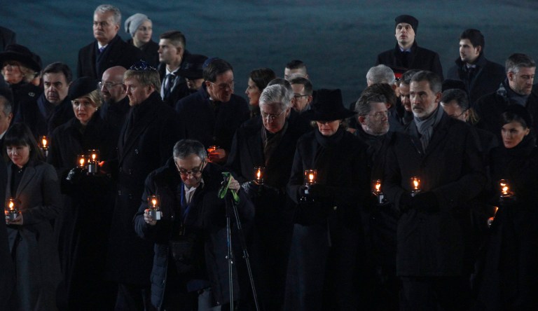 ‘They split up the commemoration’: European divisions surface on anniversary of Auschwitz liberation
