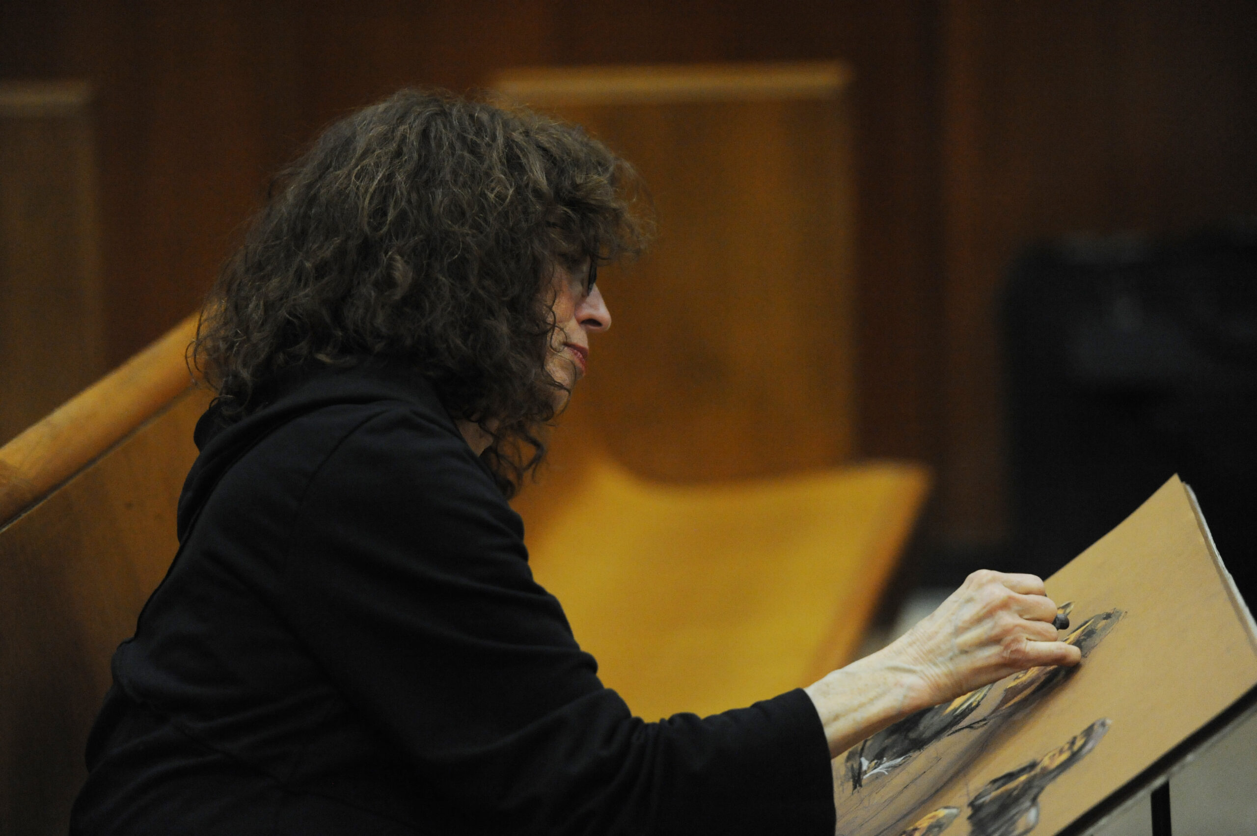 Courtroom Artist Jane Rosenberg sketches Anna Sorokin trial in NYC