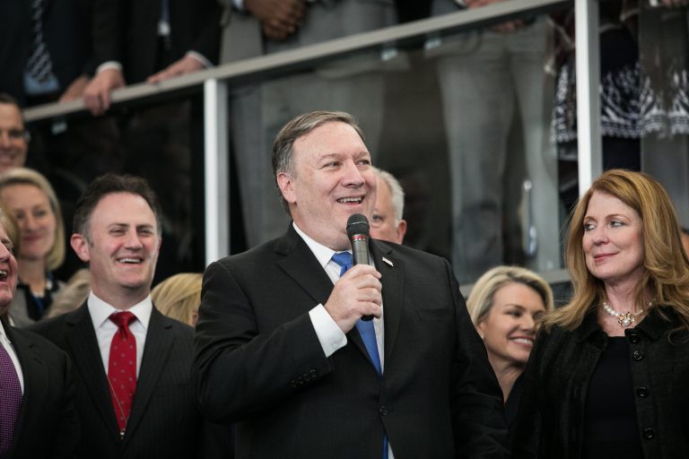 Secretary of State Mike Pompeo testifies before the Senate Foreign Relations Committee on Capitol Hill, Thursday, May 24, 2018,  just after President Donald Trump canceled the June 12 summit with North Korea's Kim Jong Un.