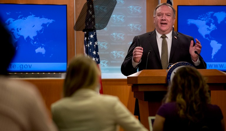 Pompeo accuses watchdog he ousted of failing to investigate leaks from his own office