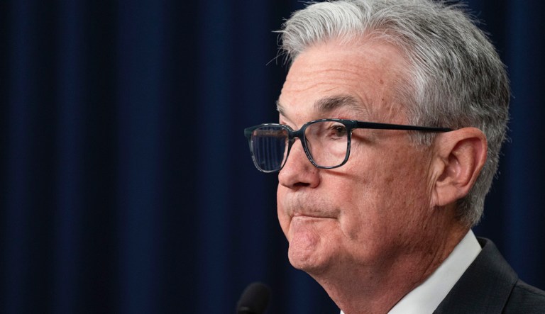 Federal Reserve Chair Jerome Powell speaks during a news conference at the William McChesney Martin Jr. Federal Reserve Board Building following a Federal Open Market Committee meeting on Wednesday, July 26, 2023, in Washington.