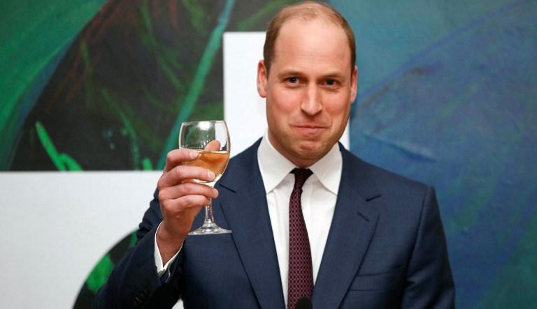 The Duke of Cambridge speaks during a reception hosted by Tanaiste, Simon Coveney, in central Dublin, as part of their three day visit to the Republic of Ireland.