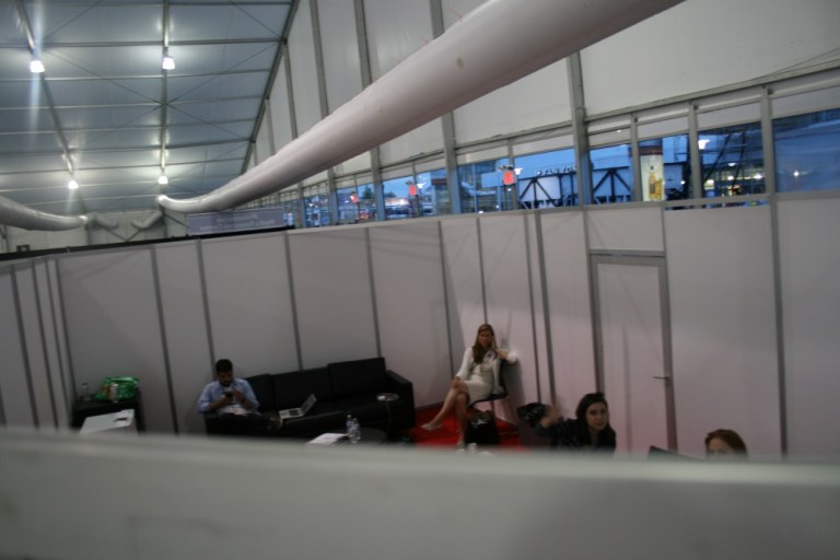 Sanders supporters walk out, occupy press tent after Clinton nomination