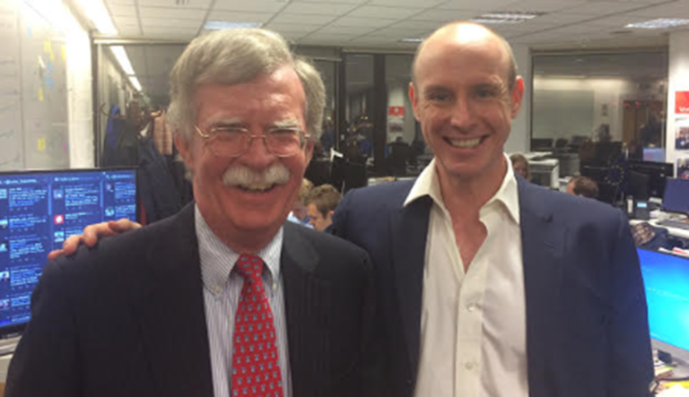 "Parsing Bill," a painting by Petrina Ryan-Kleid, is seen.