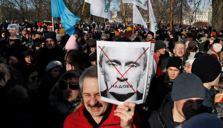 ‘Deserving of encouragement’: US official commends anti-Putin protests in Moscow