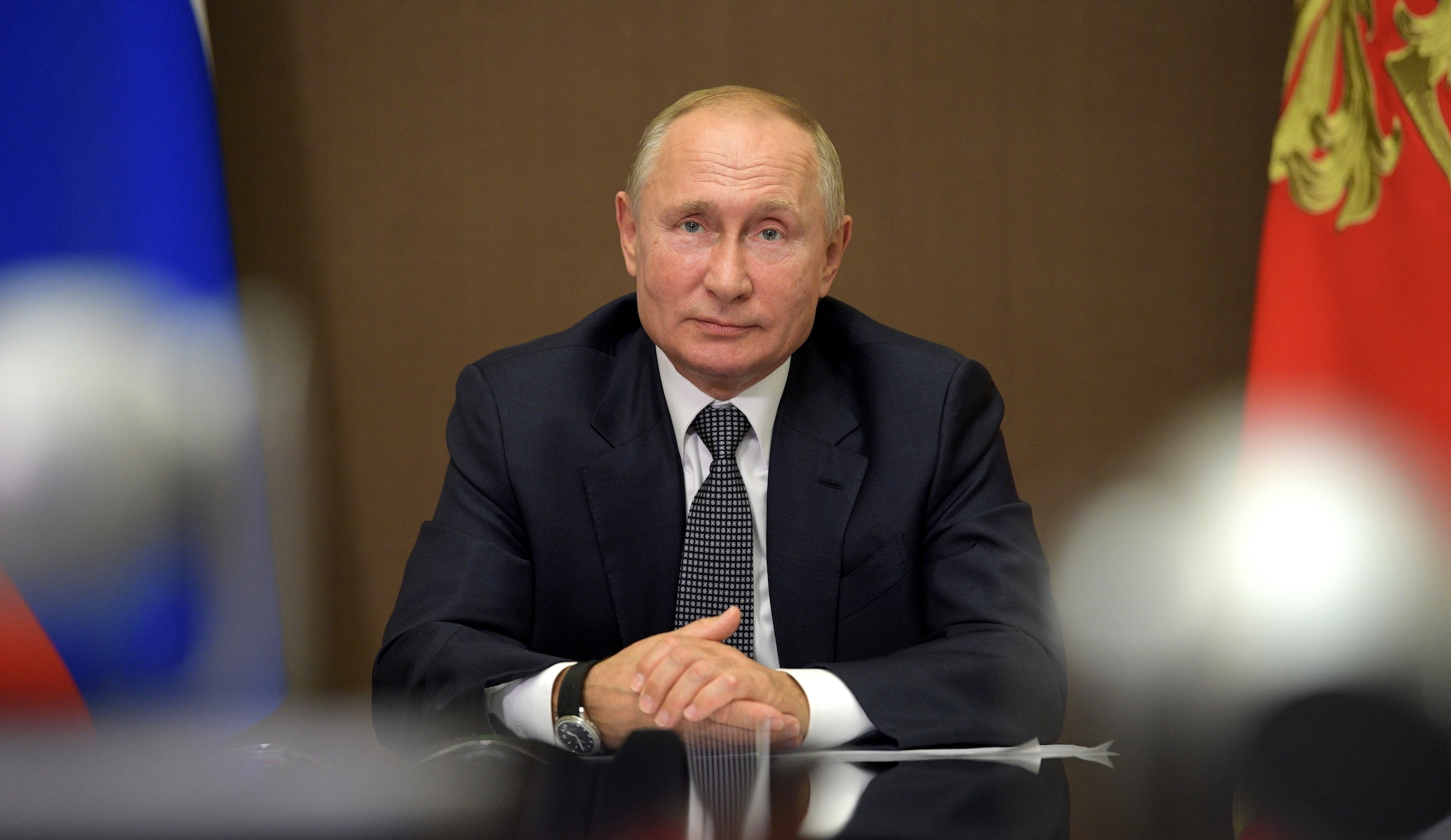 Putin touts ‘common values’ shared by Democrats and communists