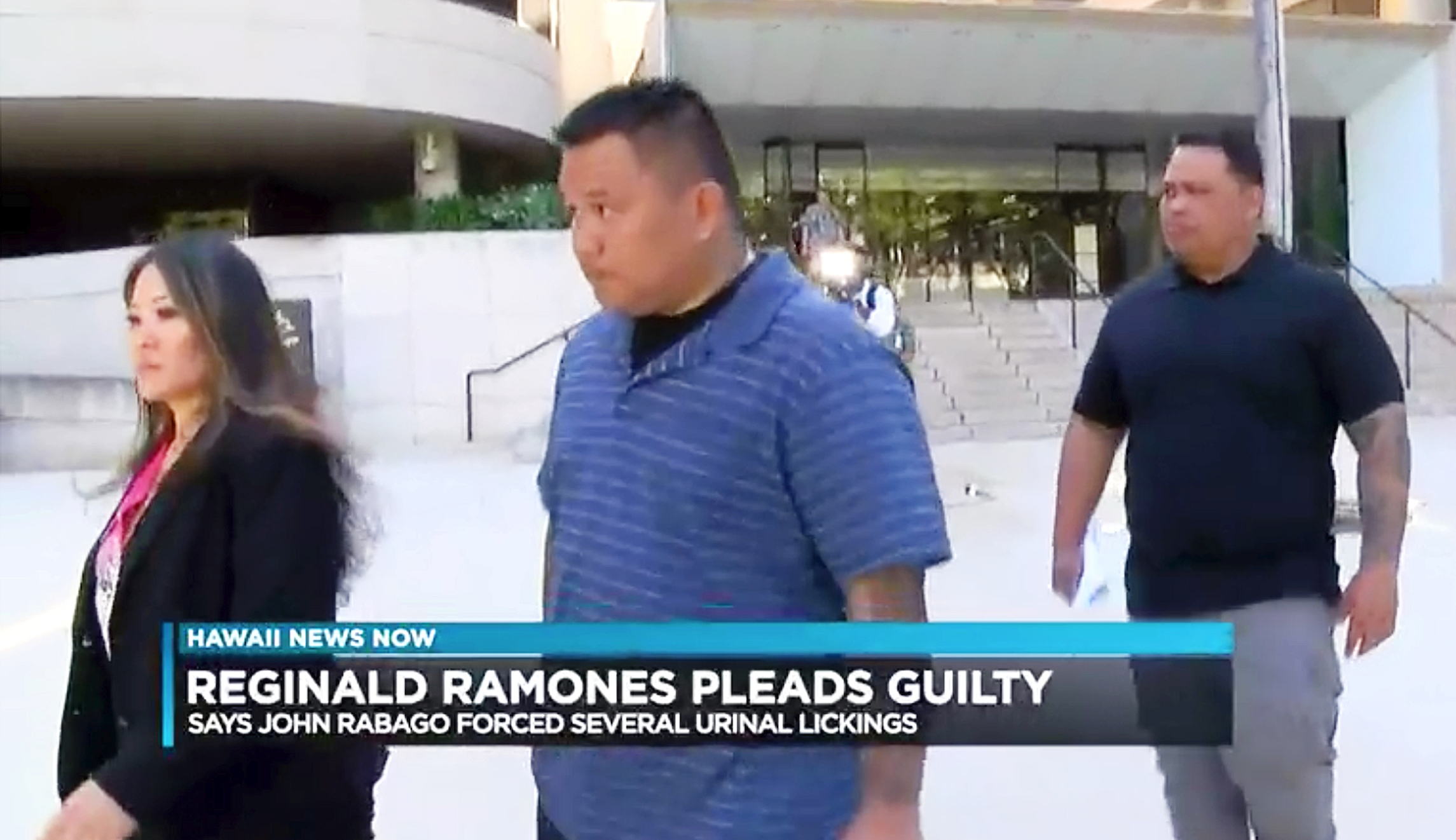 Officer pleads guilty to forcing a homeless man to lick urinal