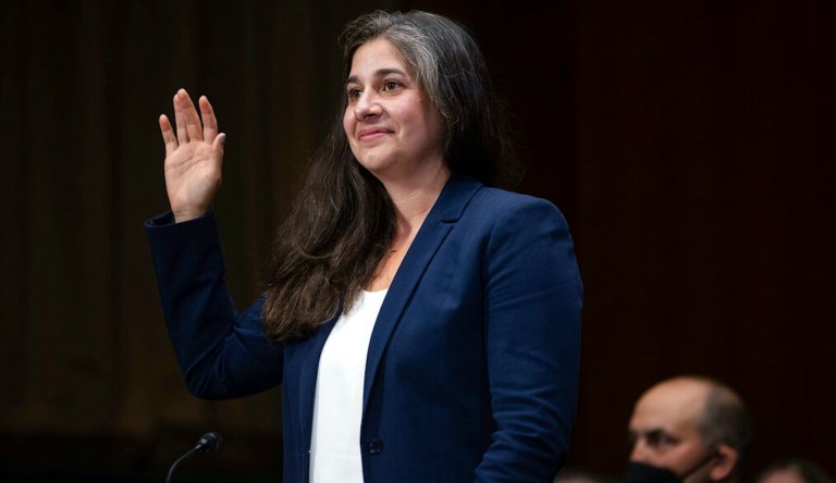 Rachel Bloomekatz, nominee to be a United States Circuit Judge for the Sixth Circuit, appears before the Senate Judiciary Committee on Capitol Hill June 22, 2022. 