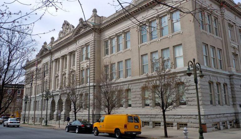 Town hall in Reading, Pennsylvania.