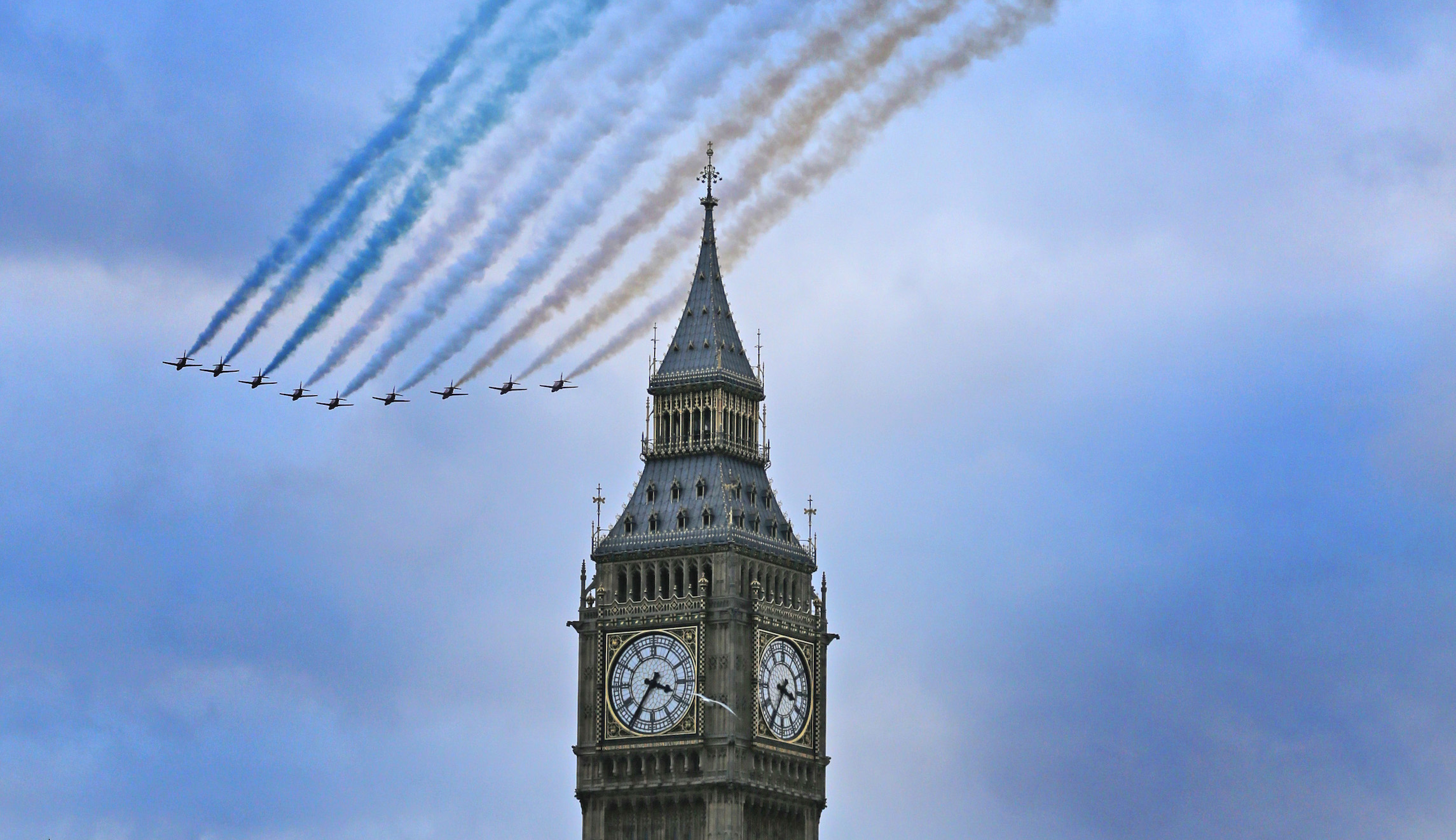 The British (air force display team) are coming!