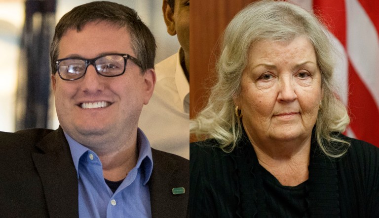 Philippe Reines and Juanita Broaddrick