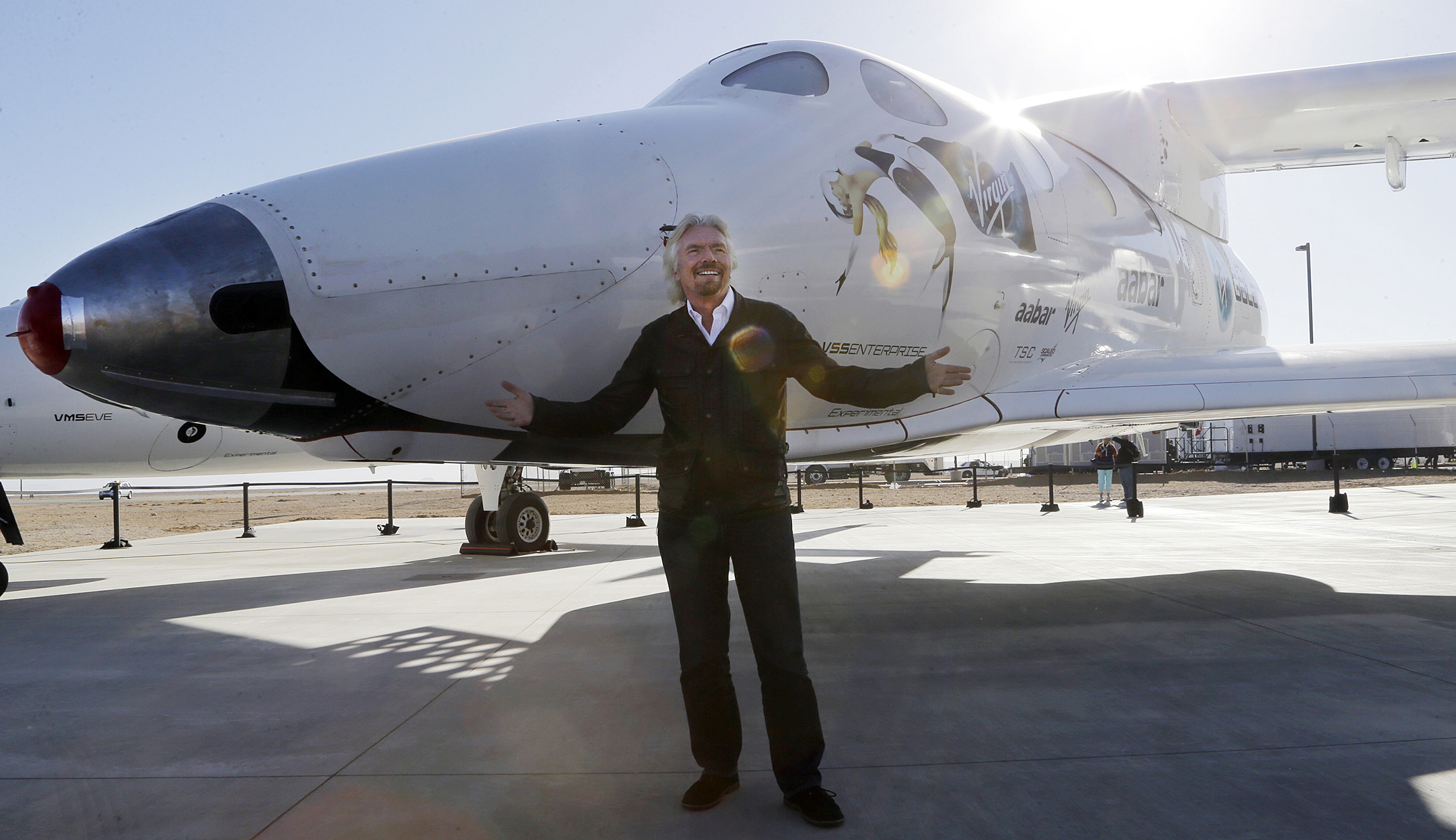 ‘Dawn of a new space age’: Richard Branson takes Virgin Galactic public
