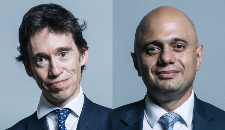 Rory Stewart and Sajid Javid.