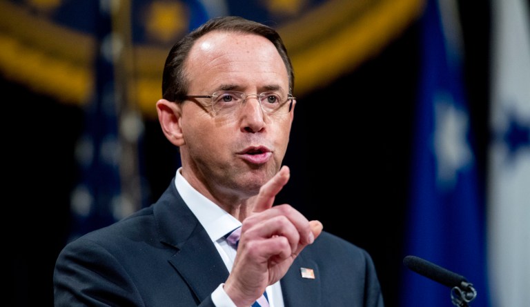 Rod Rosenstein says DOJ inspector general ‘100% vindicated’ memo used to fire James Comey
