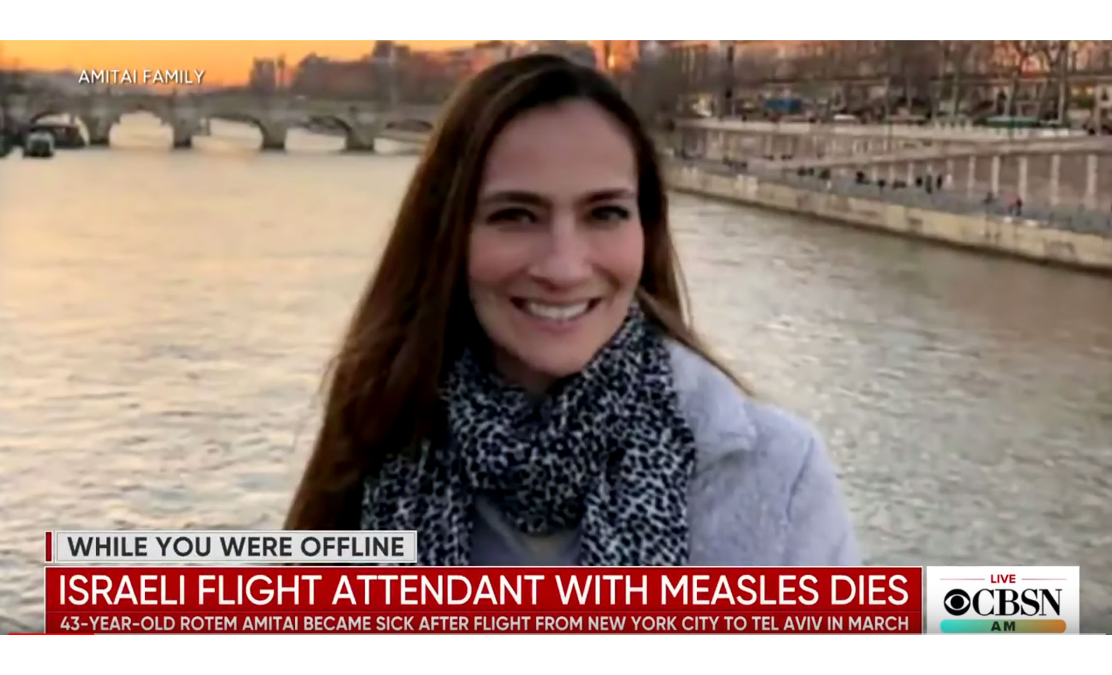 Israeli flight attendant dies after four months in a measles-induced coma