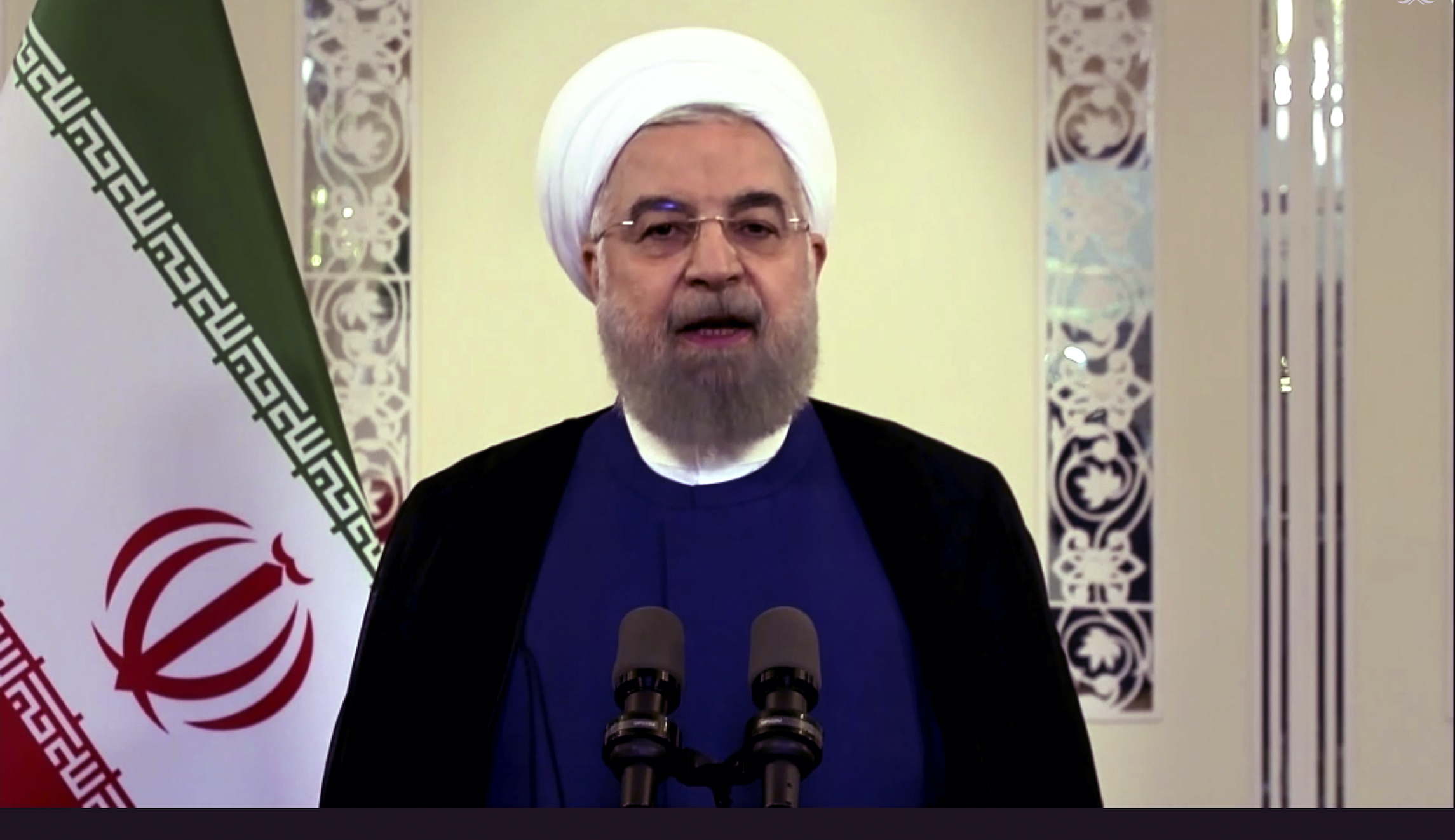 Hassan Rouhani compares 'kneeling' on George Floyd's neck to US treatment of Iran in UN speech