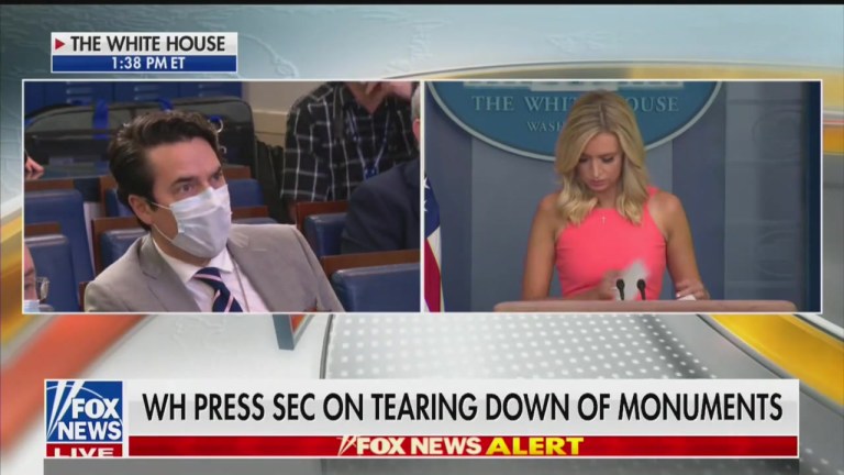 ‘Absurd’: Kayleigh McEnany chides reporter for questioning if Trump is glad South lost Civil War
