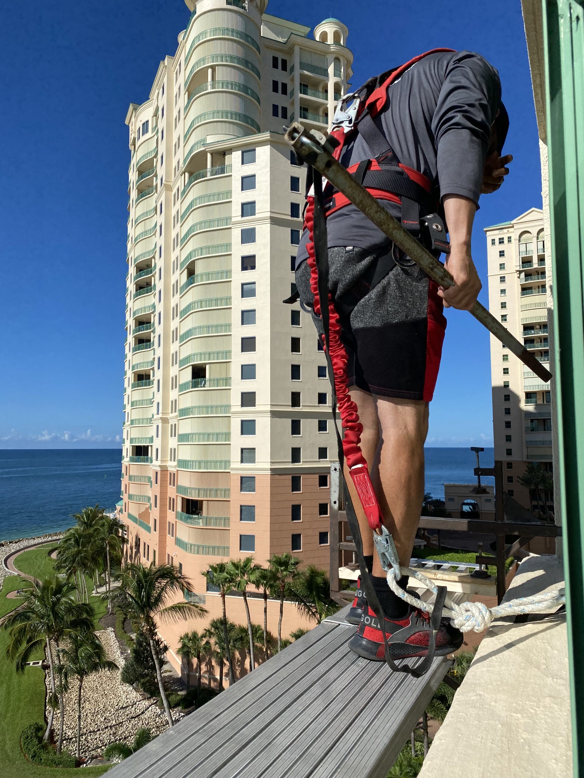 Worker on Marco Island
