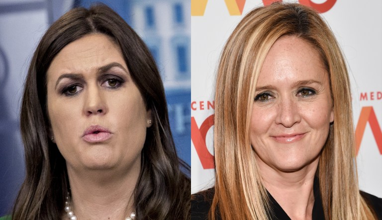 Sarah Sanders Samantha Bee.