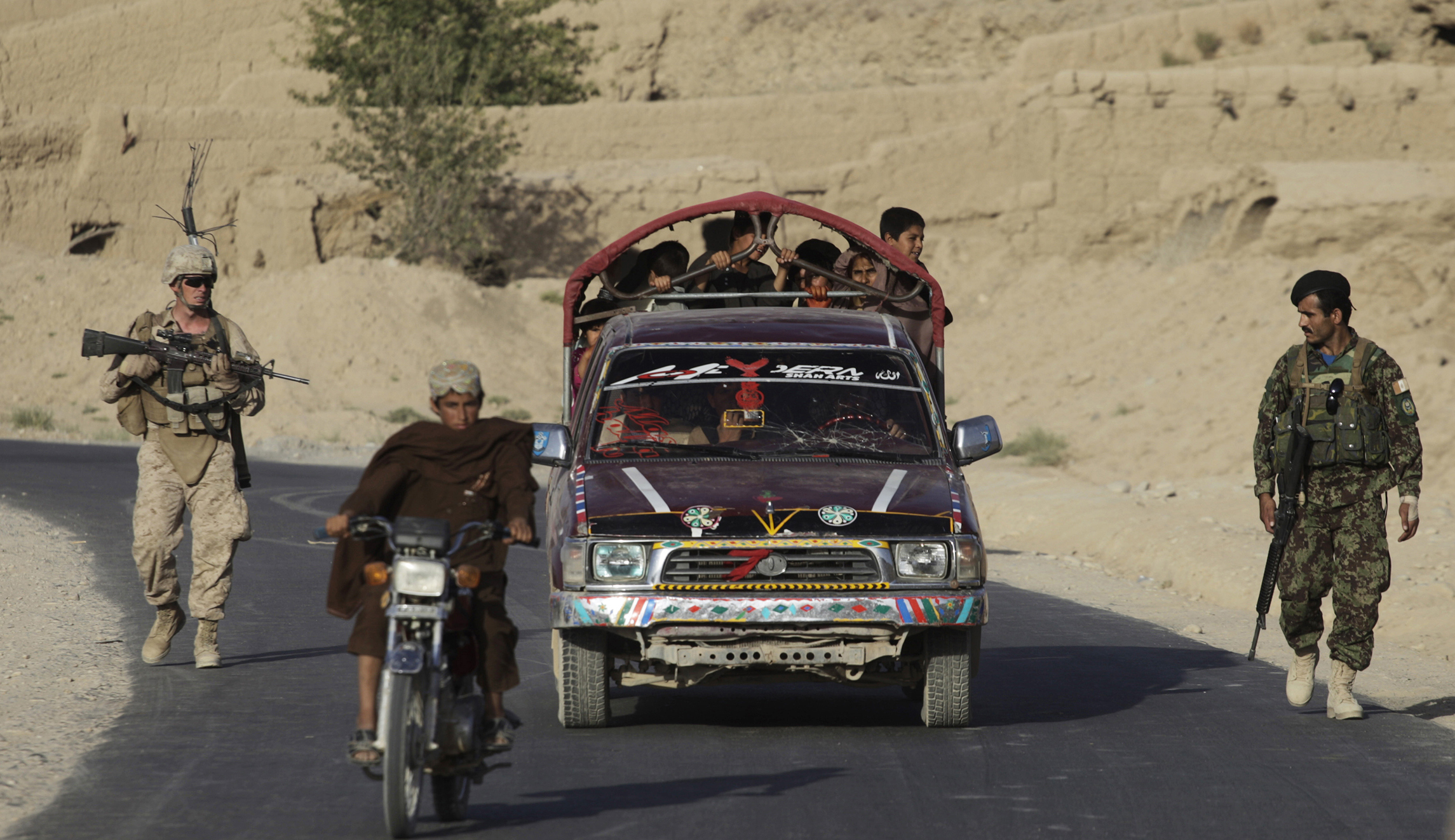 Don’t forget Sangin, and that America is still at war in Afghanistan