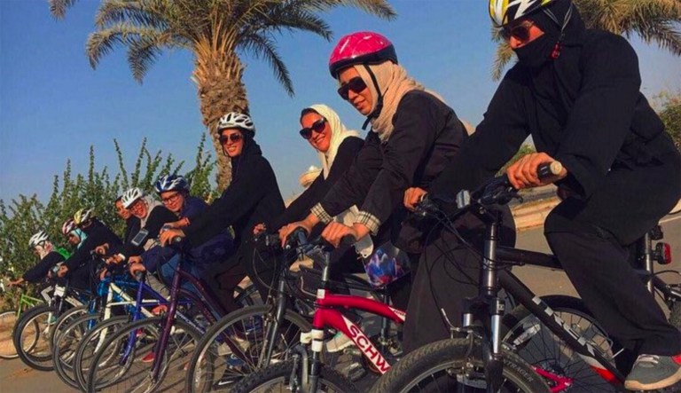 Saudi Arabia Women Cycle Race