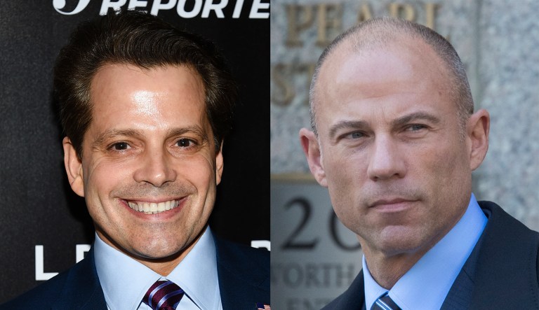 Financier, entrepreneur and political figure Anthony Scaramucci aand Stormy Daniels' lawyer MIchael Avenatti. 